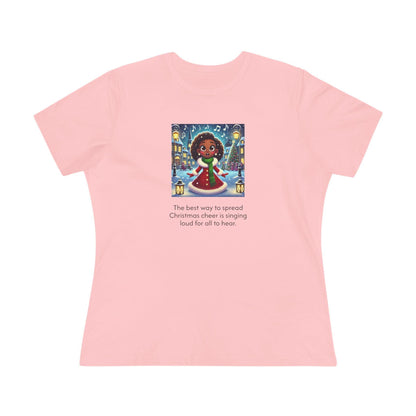 Caroler - Christmas Cheer - Younger BH Girl - Women's Tee - Whippie's