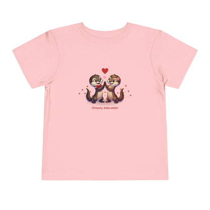 Otterly Adorable Toddler T-Shirt - Cuteness Overload! 💖🦦 - Whippie's