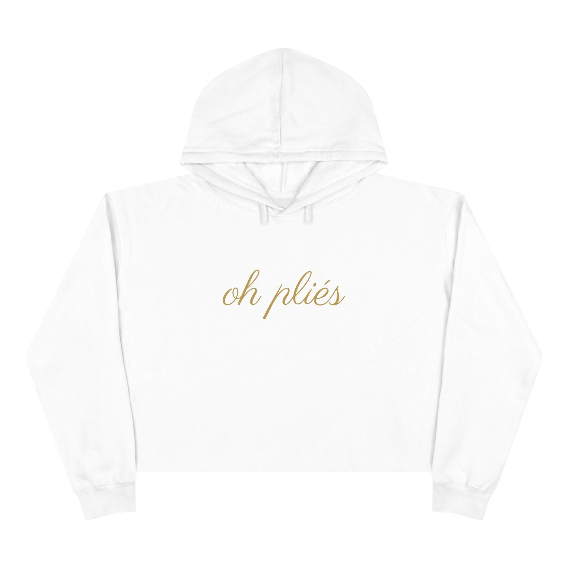 ✨ Oh Pliés ✨ Women's Cropped Hoodie 💖 - Whippie's