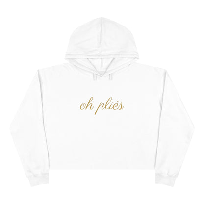 ✨ Oh Pliés ✨ Women's Cropped Hoodie 💖 - Whippie's