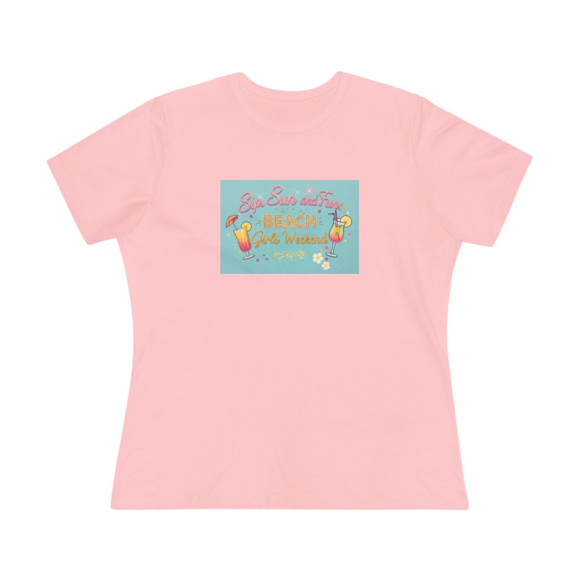 Sun, Sips, and Fun Beach Girls' Weekend - Women's Softstyle Tee - Whippie's