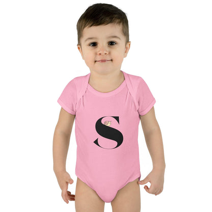 Alphabet Adventures: Letter S - Snazzy Snail Baby Onesie S is for Snazzy Snail! - Whippie's