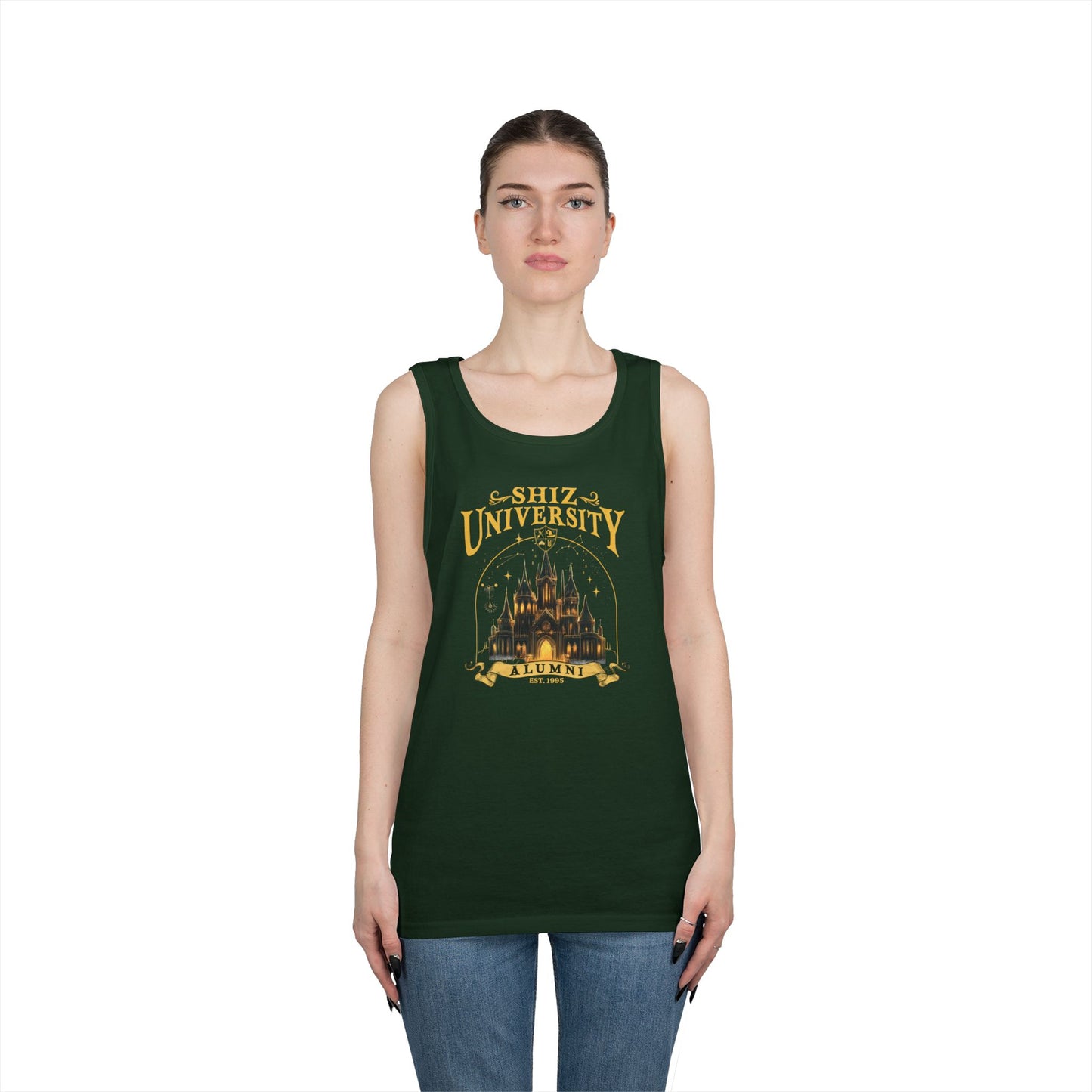 Shiz University Alumni Tank Top | Unisex Heavy Cotton | Graduation Gift, College Apparel, Summer Wear, Casual Outfit, School Spirit - Whippie's