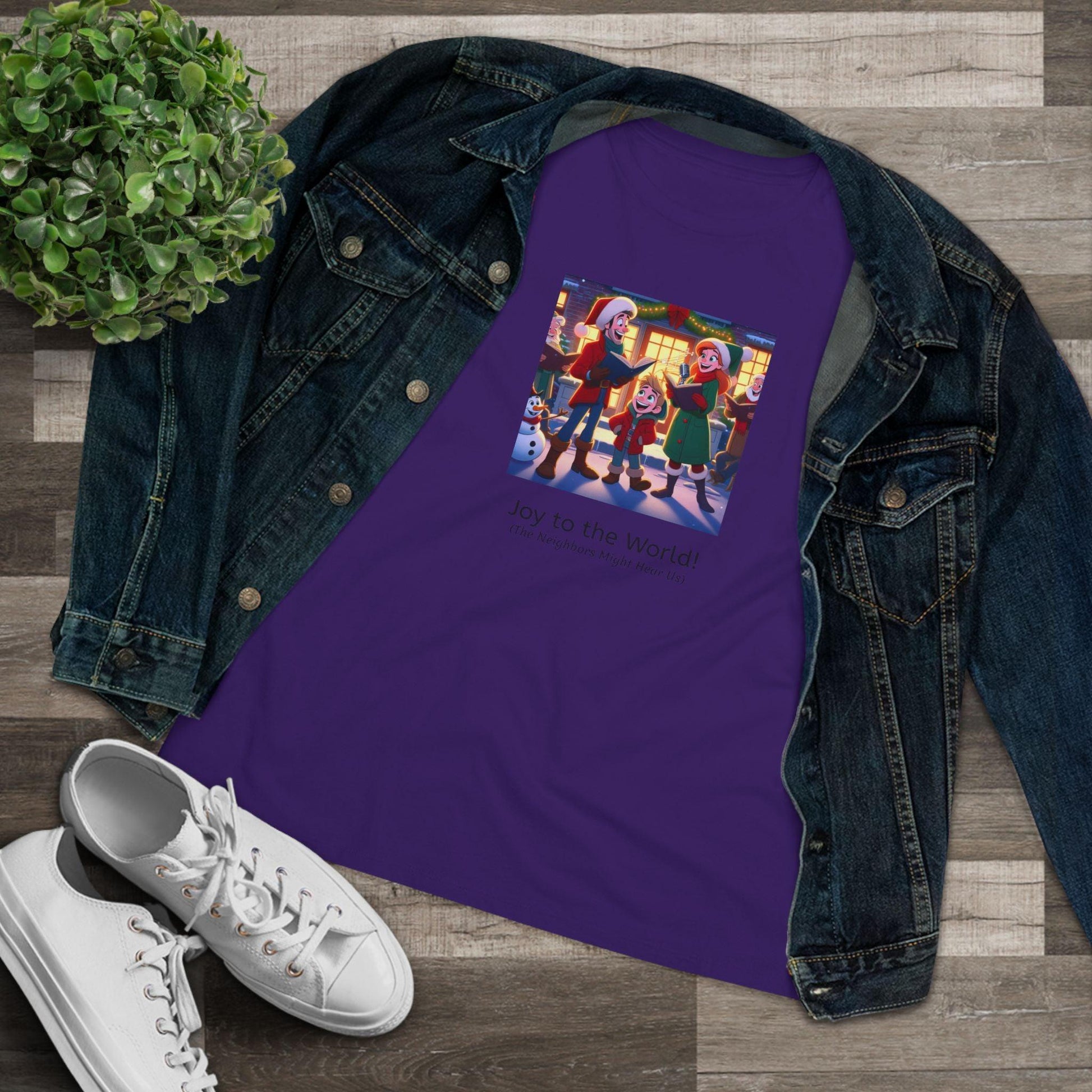Joy to the World! (The Neighbors Might Hear Us) - Women's Tee - Whippie's