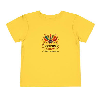 Cousin Crew Thanksgiving - Toddler Short Sleeve Tee - Whippie's
