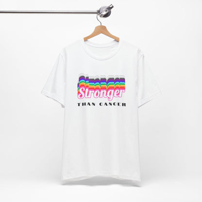 💪 Stronger Than Cancer 🎗️ Unisex Jersey Tee ✨ Show your support, wear your strength. - Whippie's