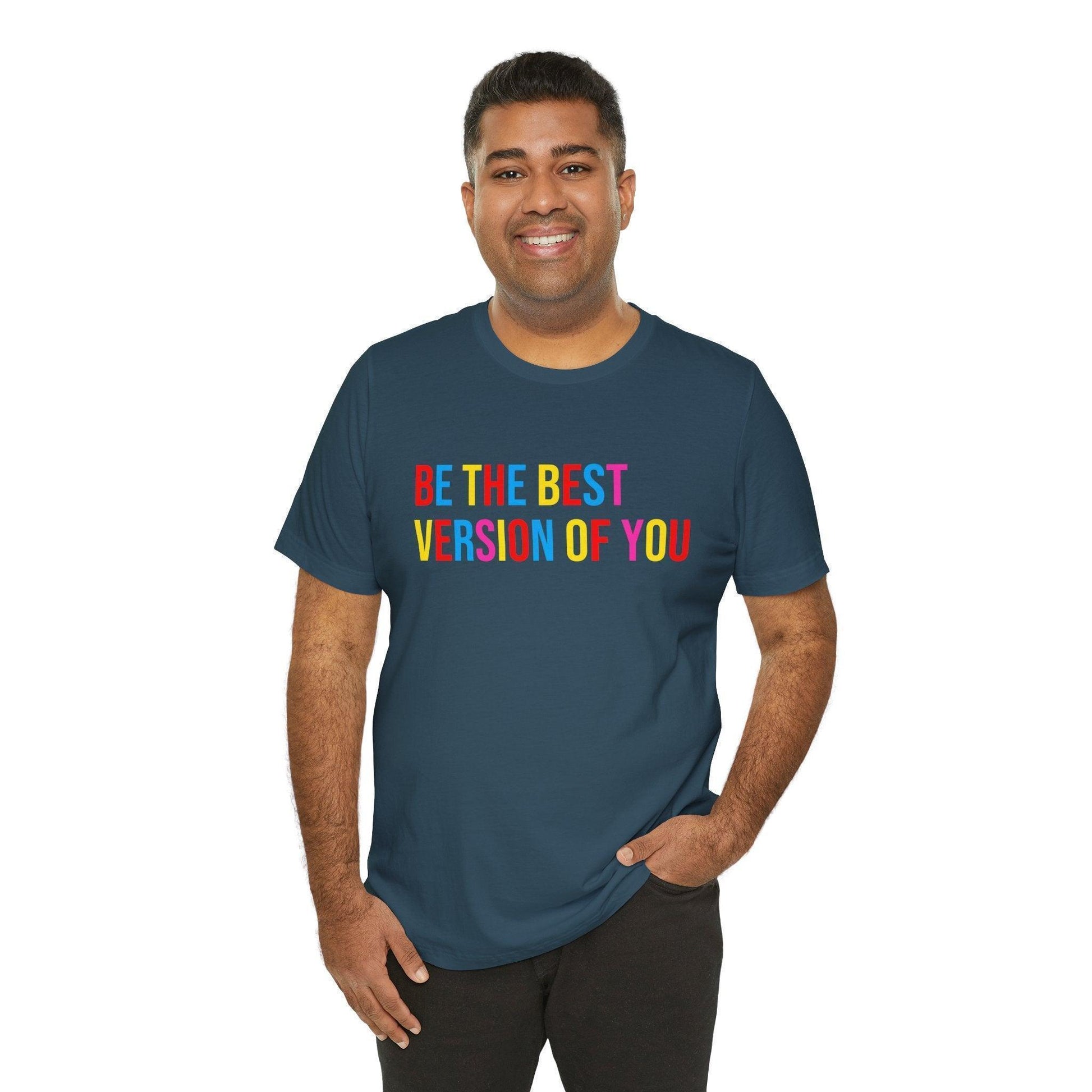 ✨ BE THE BEST VERSION OF YOU ✨ Unisex Jersey Tee 🌈 - Whippie's