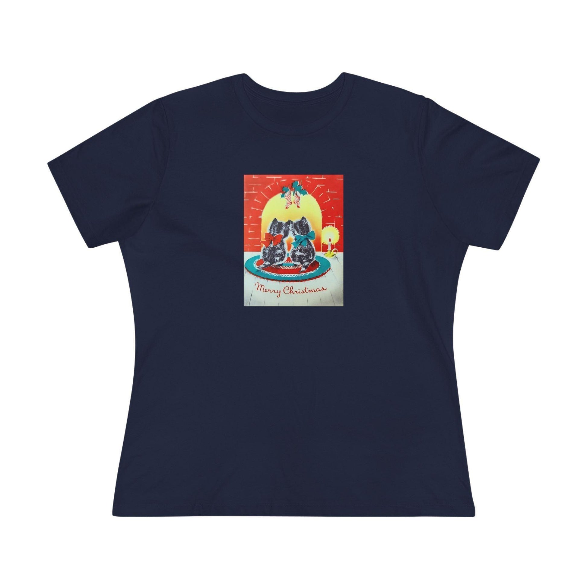 Merry Christmas Kittens - Women's Tee - Whippie's
