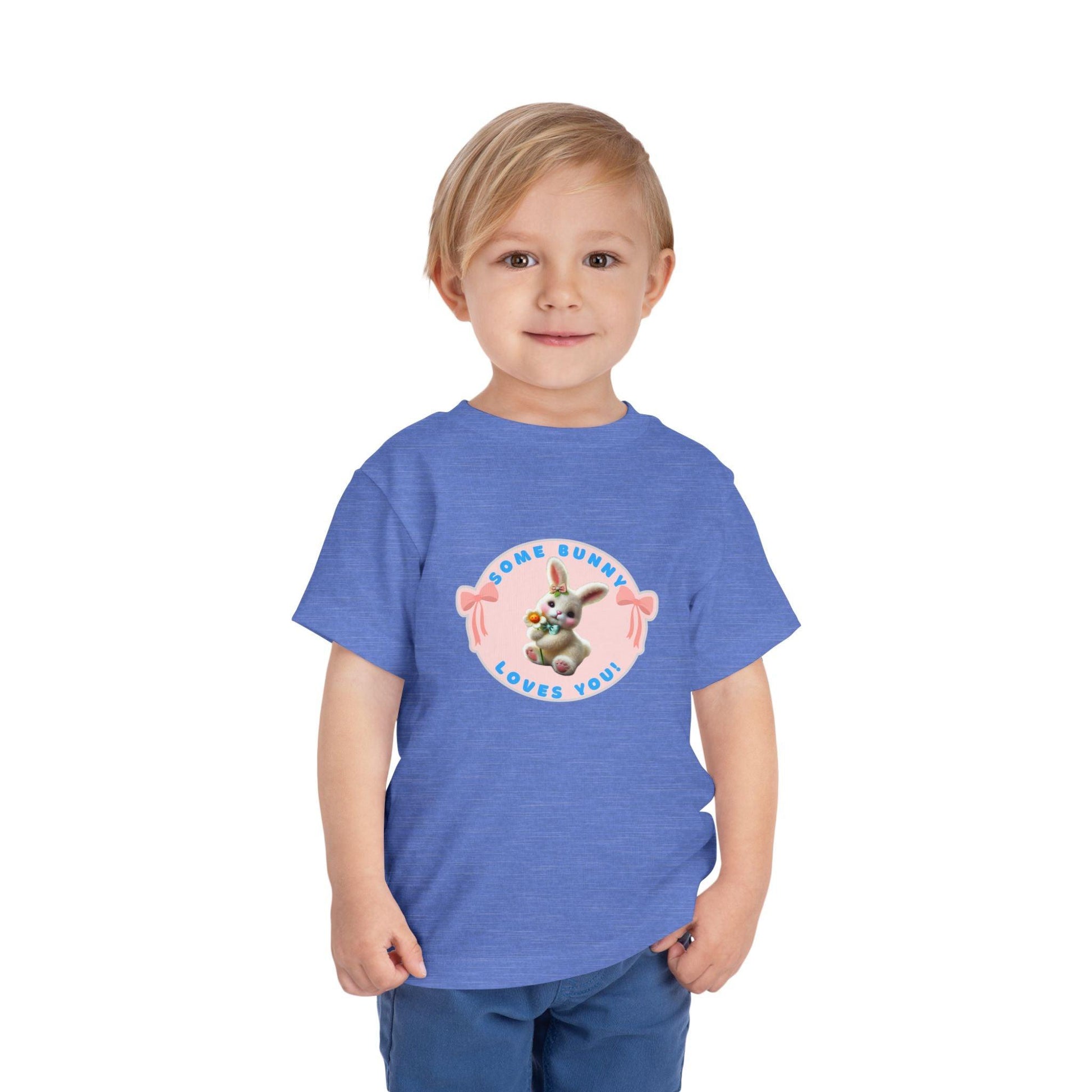 Some Bunny Loves You Toddler T-Shirt - Easter Bunny Cuteness 🐰💖 - Whippie's