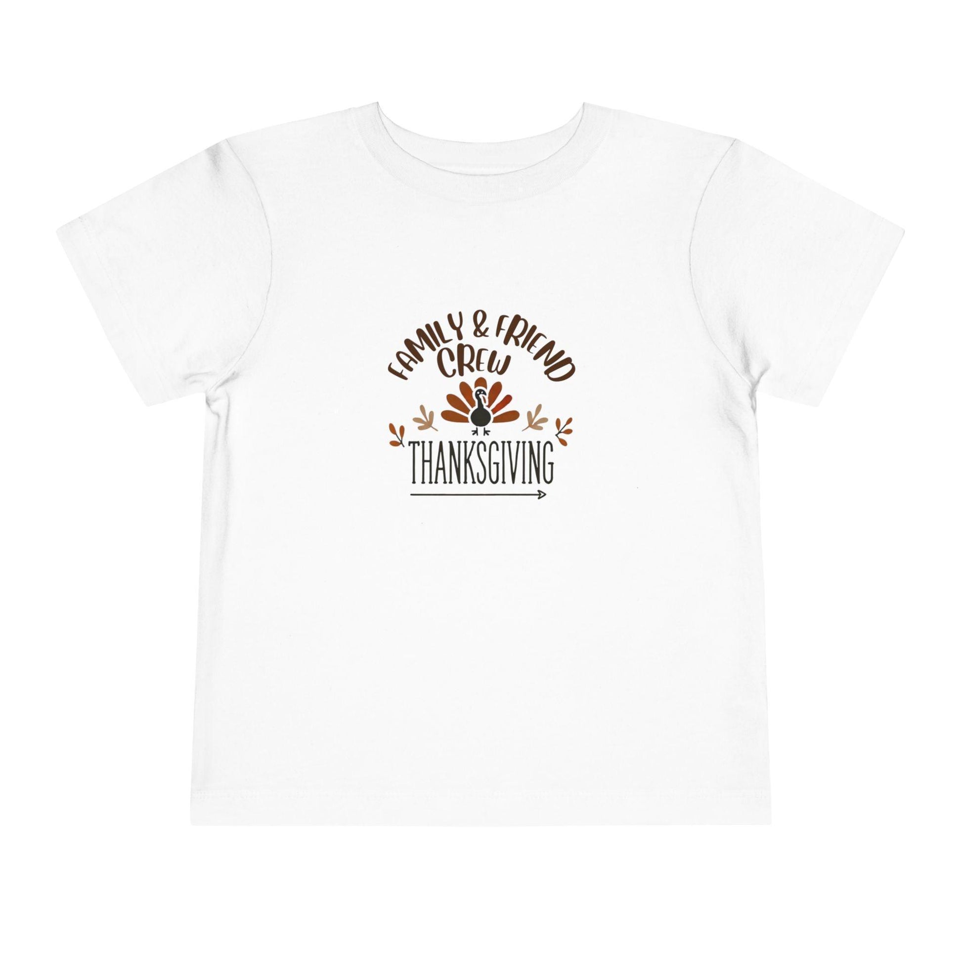 Thanksgiving Family & Friend Crew - Toddler Short Sleeve Tee - Whippie's