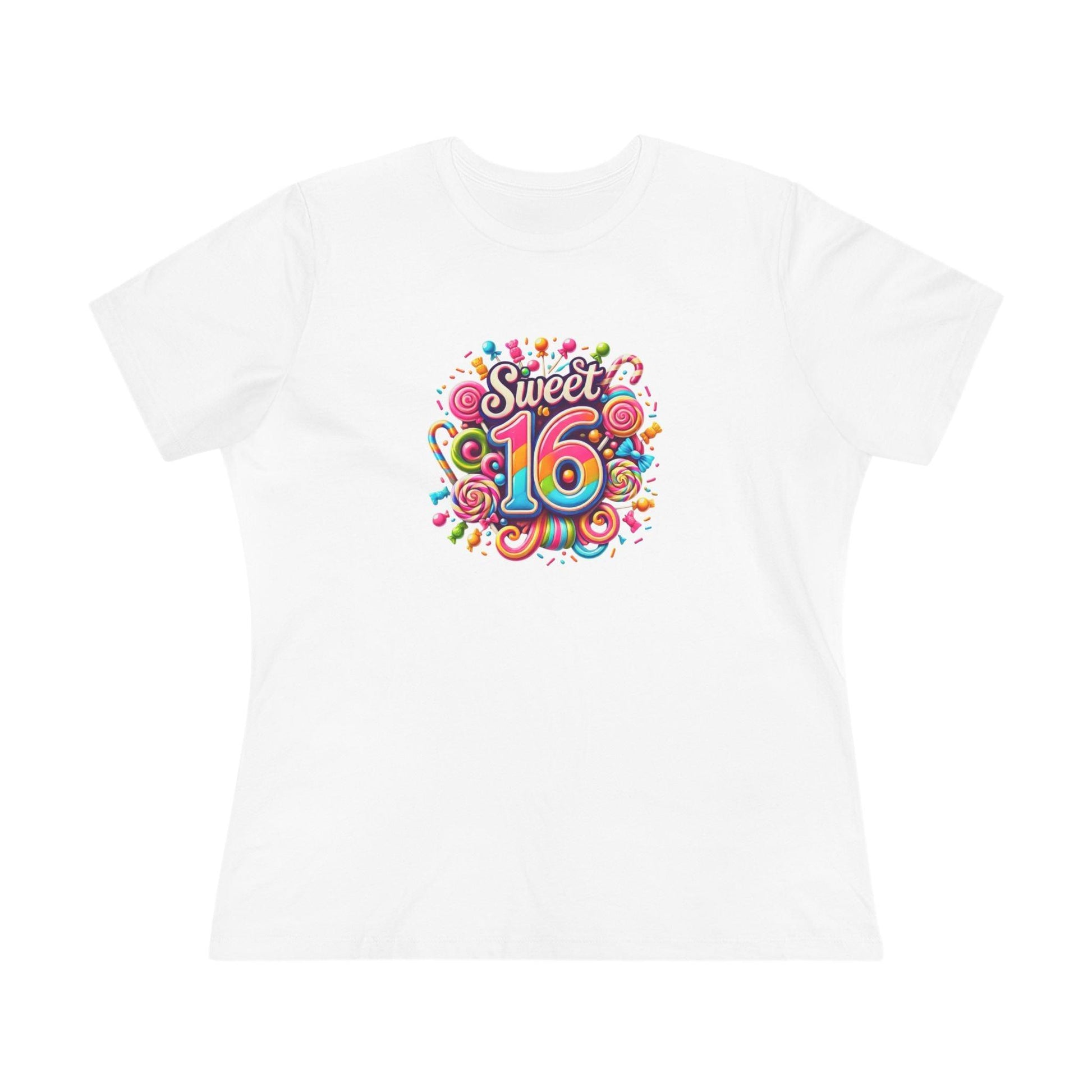 Sweet 16 Tee - Let's Celebrate! 🎉🍭 - Women's Softstyle Tee - Whippie's