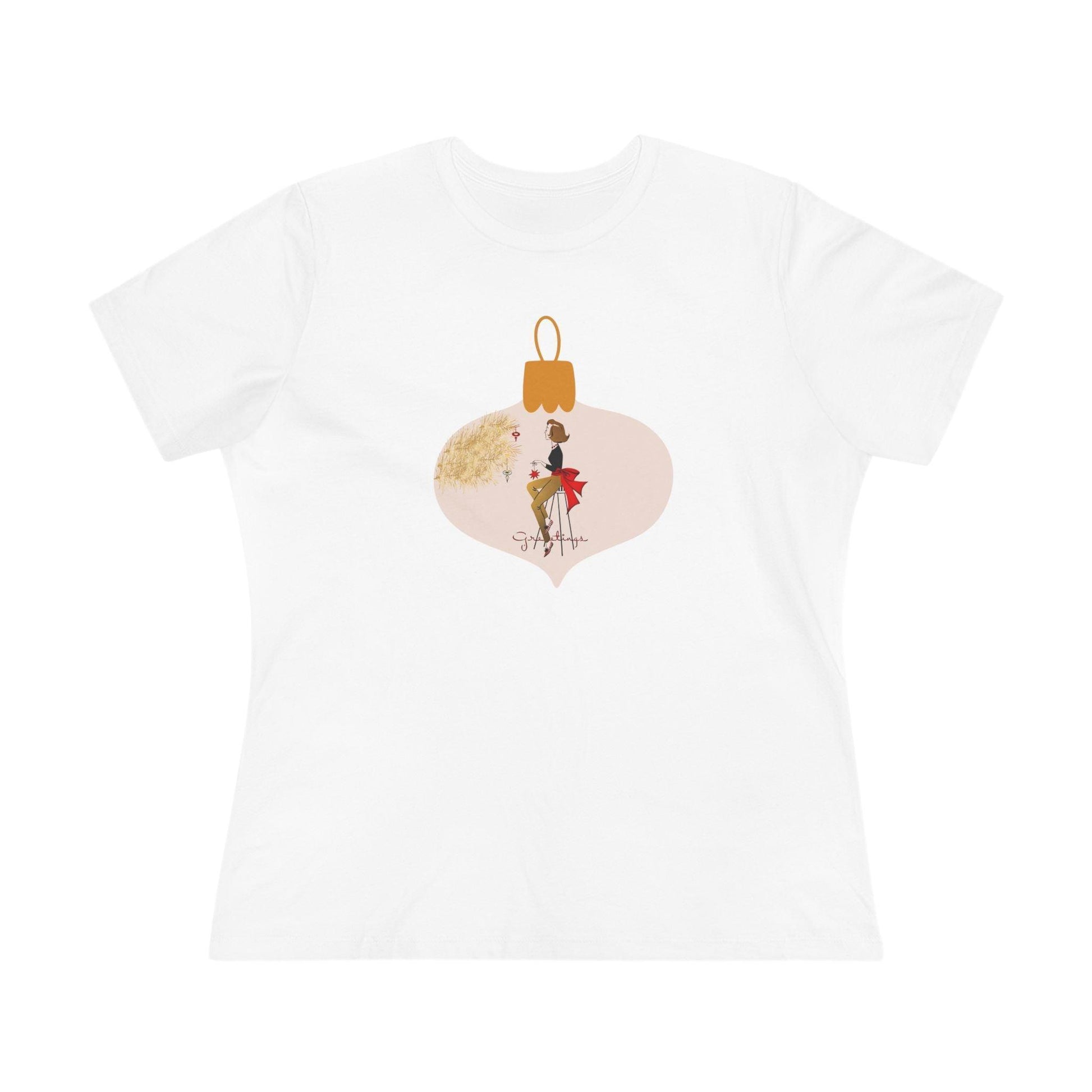 Retro Tree Decorating - Women's Tee - Whippie's