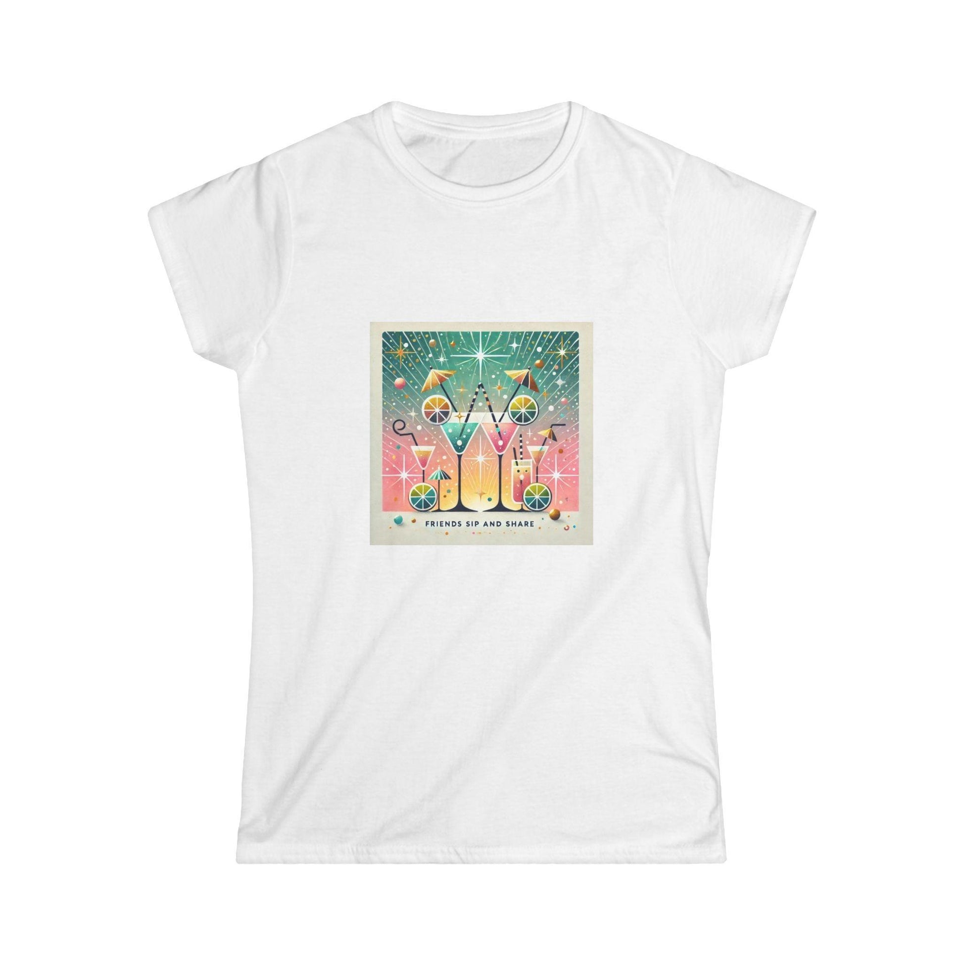 Friends: Sip and Share - Women's Softstyle Tee - Whippie's