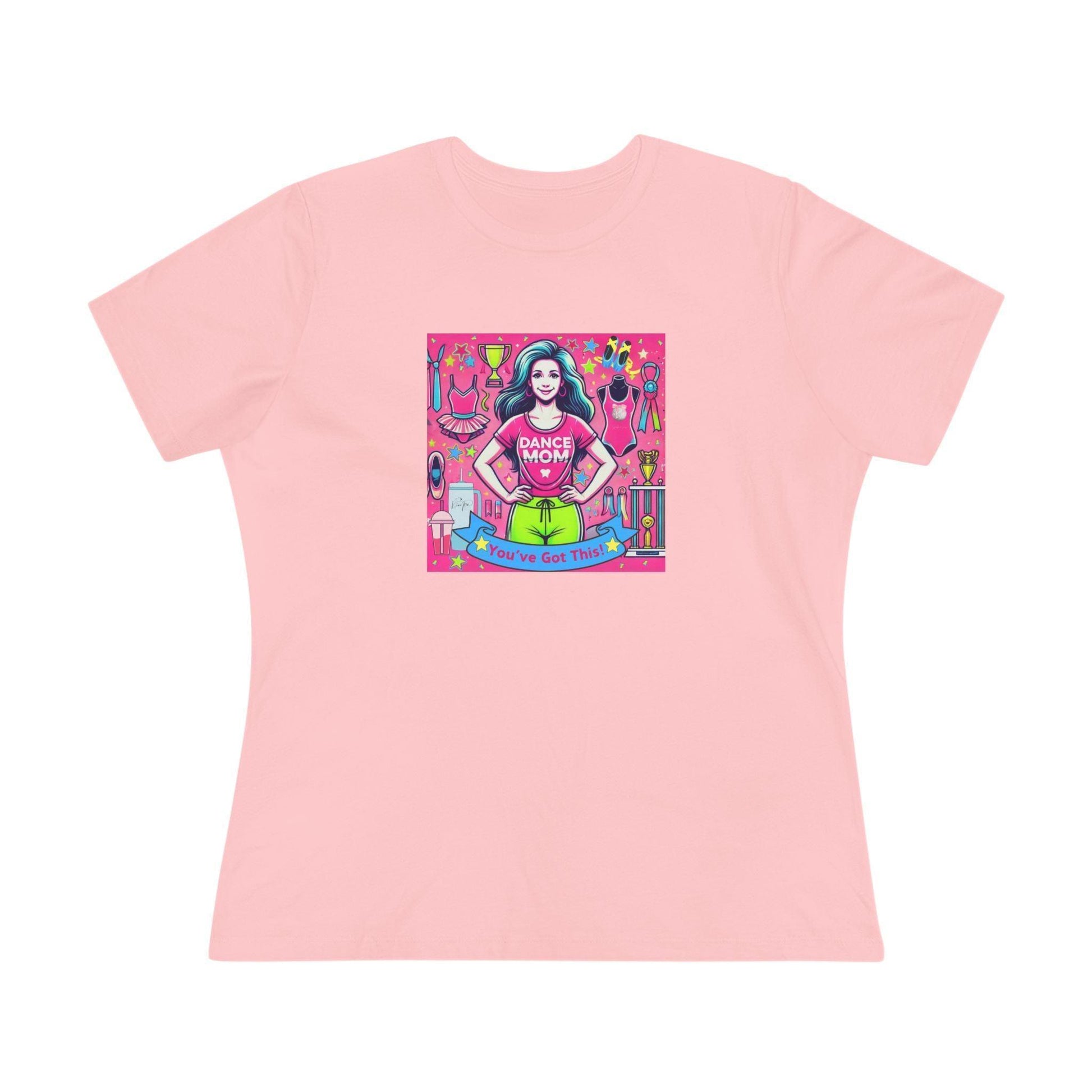 Dance Mom Magic (Brunette Mom) - A Colorful Celebration 🌈 - Women's Softstyle Tee - Whippie's