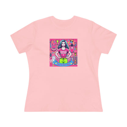 Dance Mom Magic (Brunette Mom) - A Colorful Celebration 🌈 - Women's Softstyle Tee - Whippie's