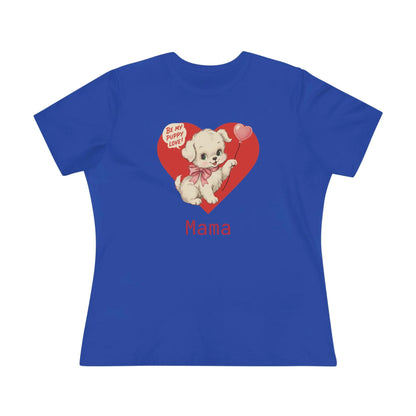 Matching Valentine Tee | Mama Puppy Love - Personalizable