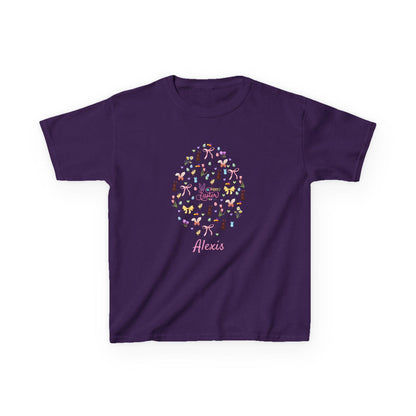 Easter Egg-stravaganza Kids Heavy Cotton Tee - Hop into Easter Fun! - Personalizable - Whippie's