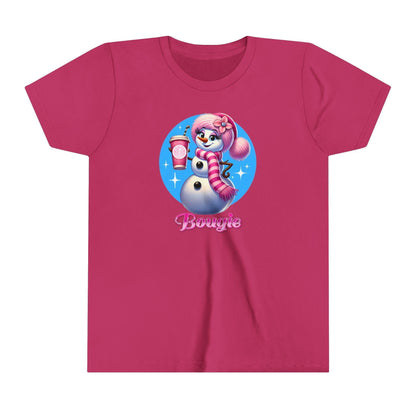Bougie Snowwoman ❄️ ☕ ✨ Youth Short Sleeve Tee ✨ - Whippie's
