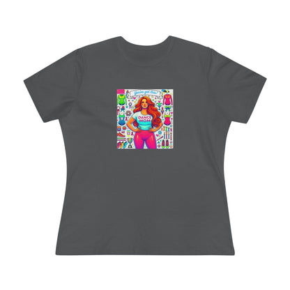 Dance Mom: You've Got This - Red Hair Mom - Curvy - Women's Softstyle Tee - Whippie's