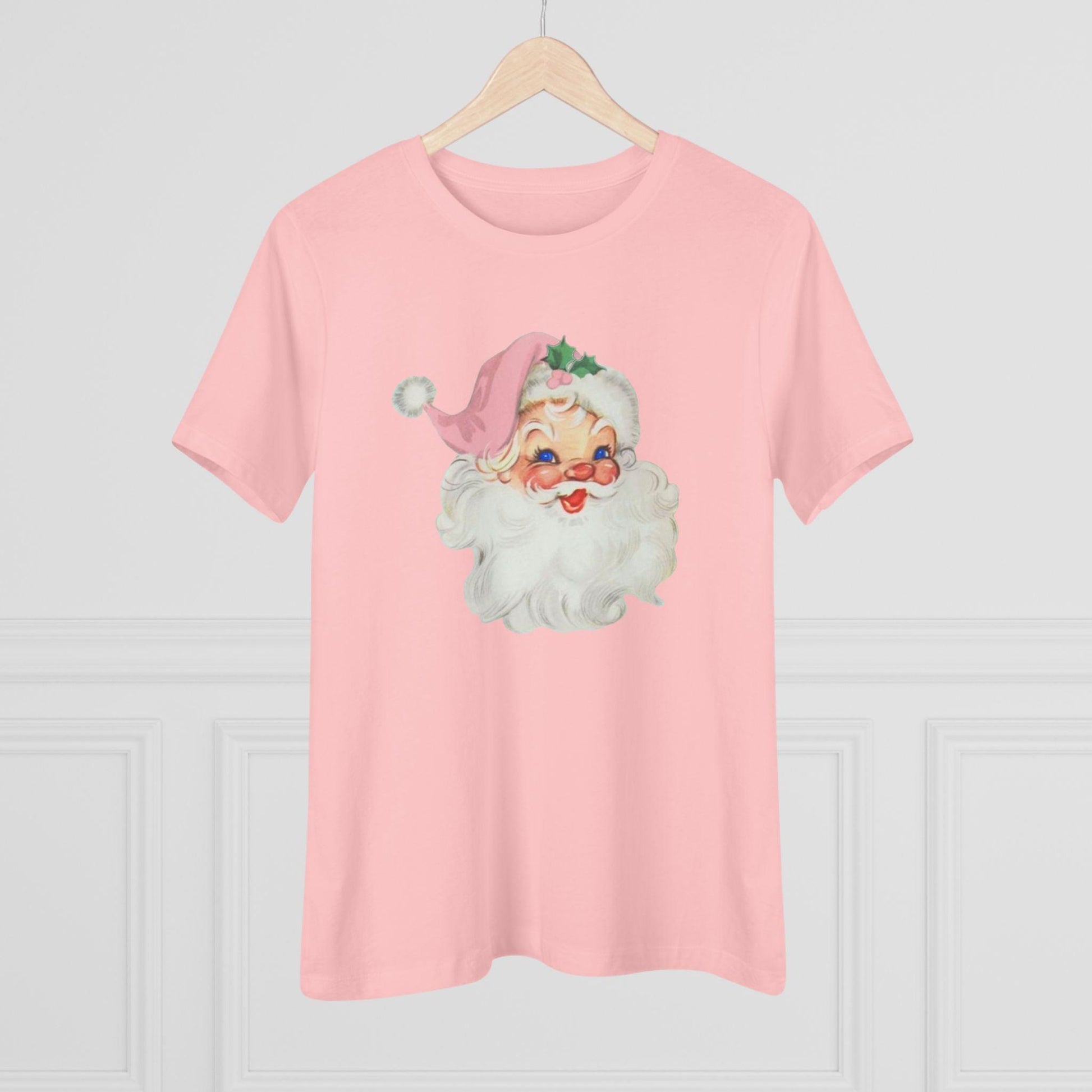 Blue-Eyed Santa Tee - Santa's Got the Blues (and We Love It!) 💙🎅 - Women's Softstyle Tee - Whippie's