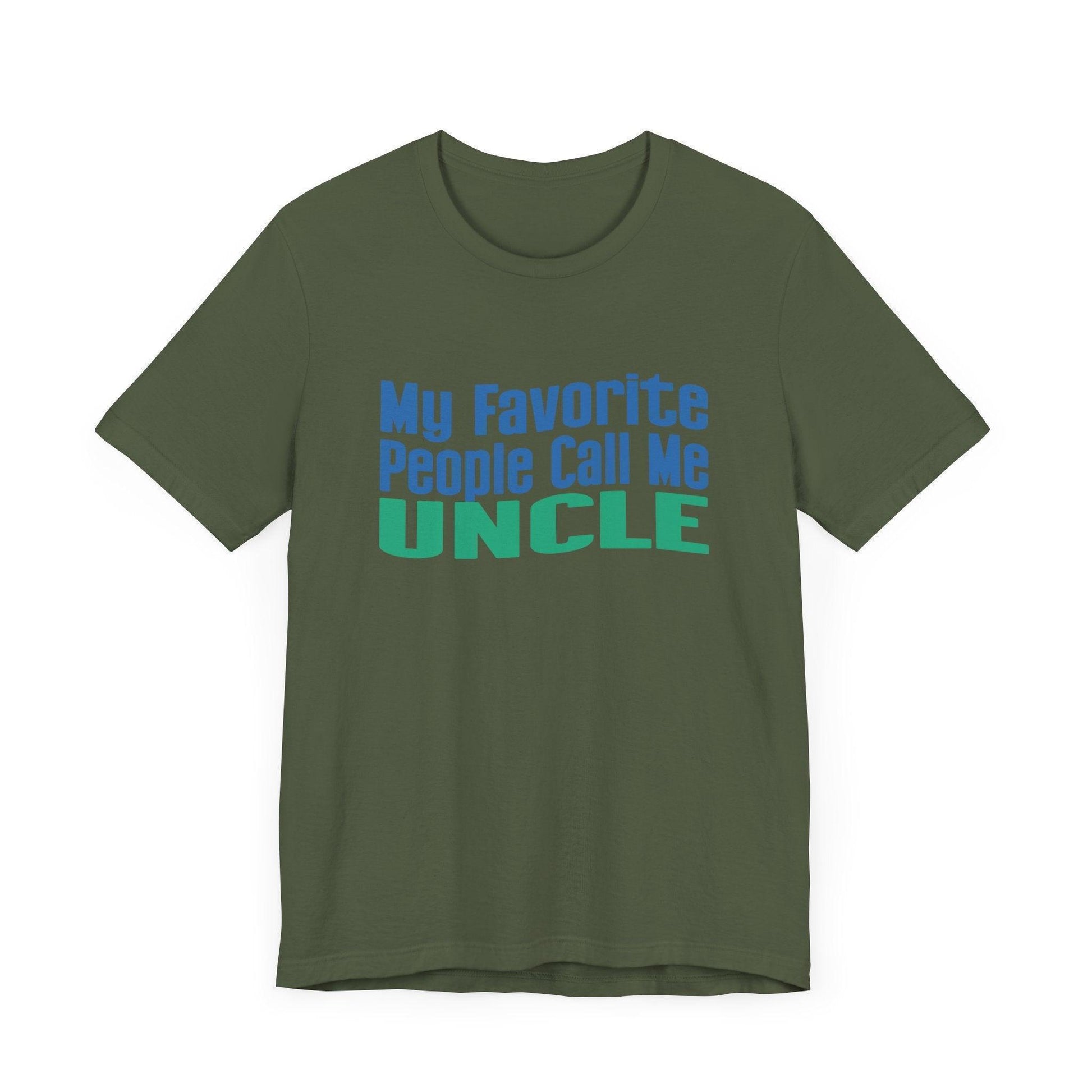 👨‍👦 My Favorite People Call Me UNCLE 💙 Unisex Tee ✨ The best uncles get promoted to favorite! - Whippie's