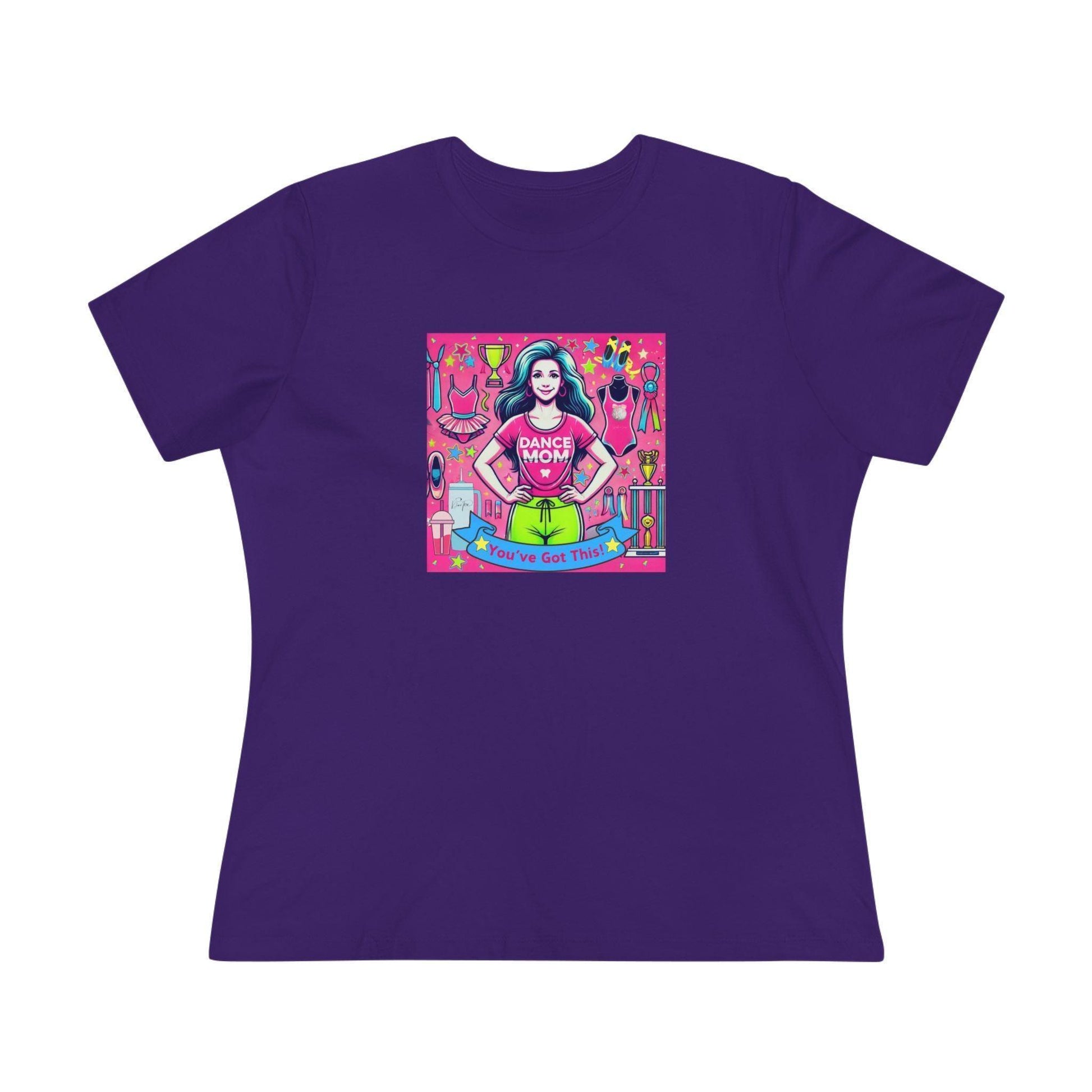 Dance Mom Magic (Brunette Mom) - A Colorful Celebration 🌈 - Women's Softstyle Tee - Whippie's