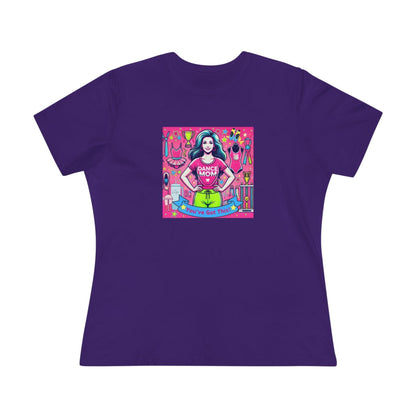 Dance Mom Magic (Brunette Mom) - A Colorful Celebration 🌈 - Women's Softstyle Tee - Whippie's