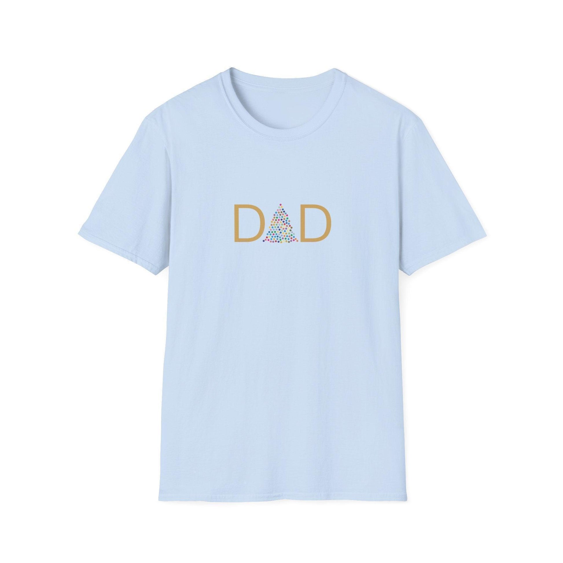 DAD 🎄 - Golden Christmas Dad! ✨🎁- Mens Softstyle T-shirt - Whippie's