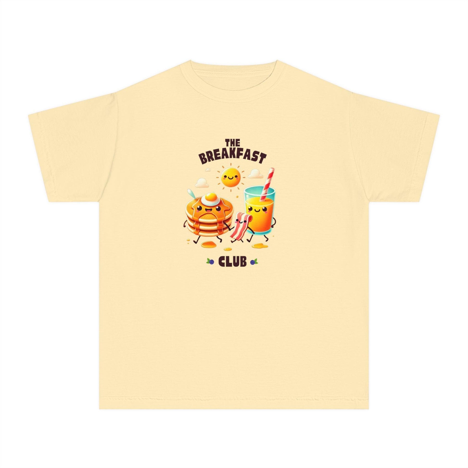 🥞 Breakfast Club 🍳 Youth Midweight Tee ☀️ Rise and shine, breakfast time! - Whippie's