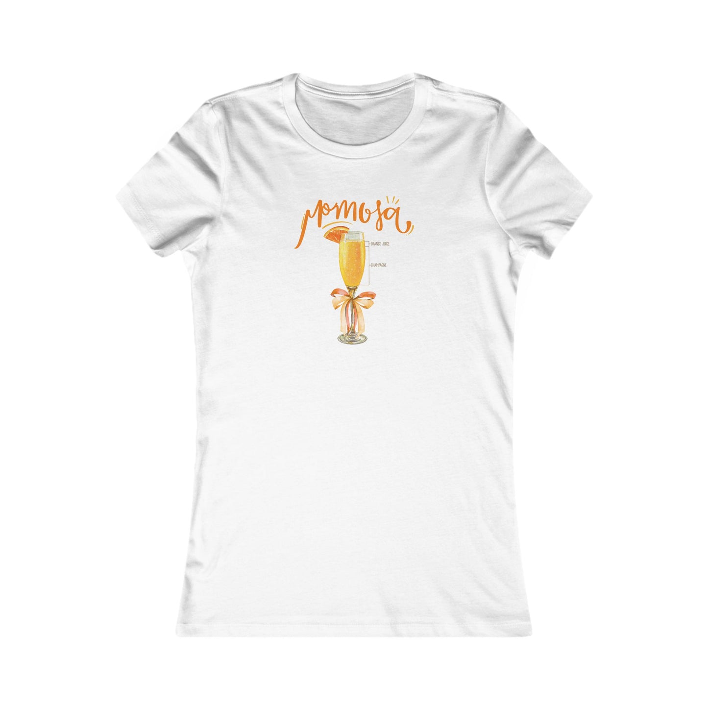 MOMosa: Orange Juice & Champagne Women's Tee - Whippie's