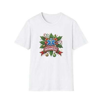 Santa's Favorite Paramedic Unisex Tee 🚑🎅 - Whippie's