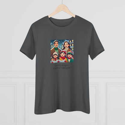 Carols bright, Family's delight! - Women's Softstyle Tee - Whippie's