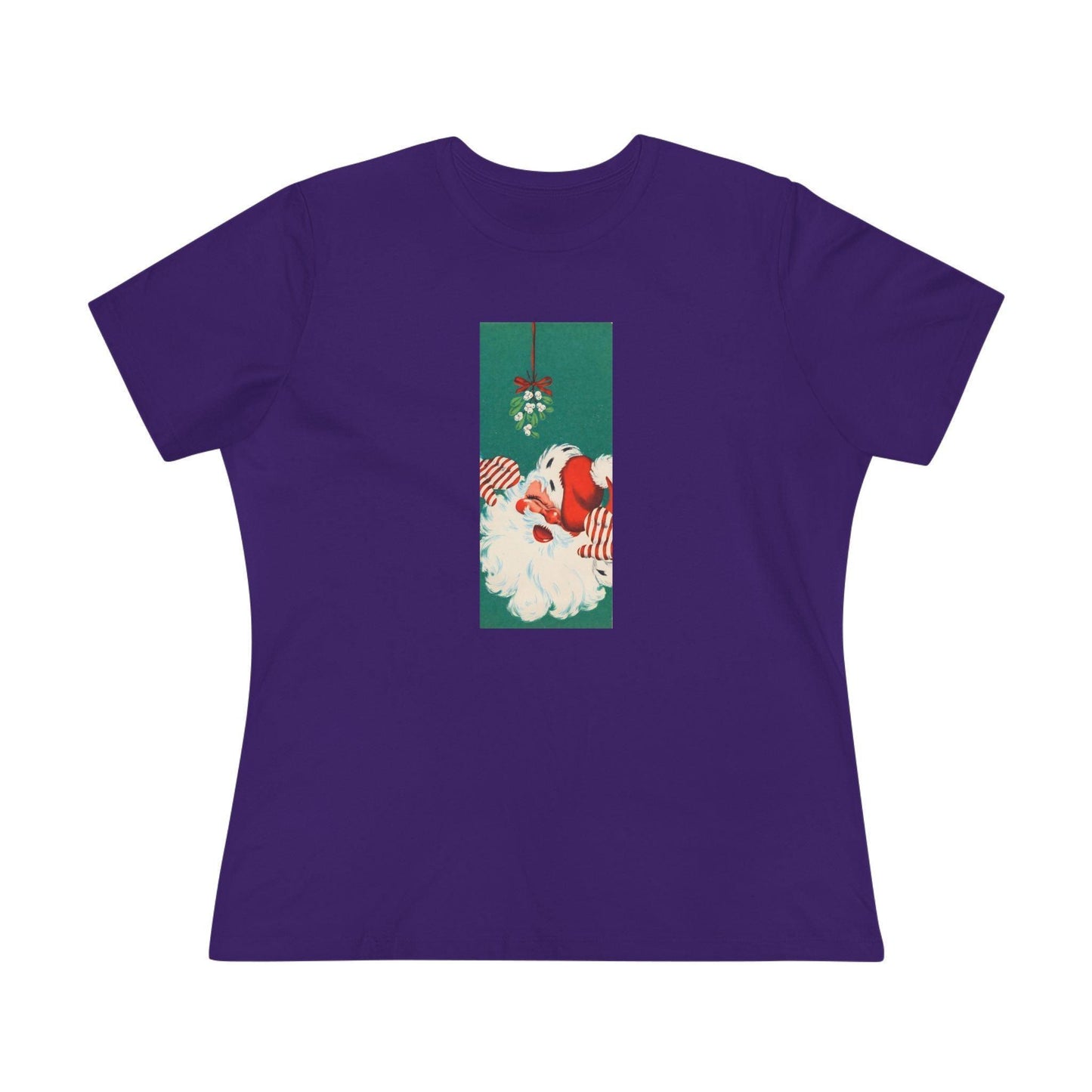 Santa Mistletoe Kisses - Women's Tee - Whippie's