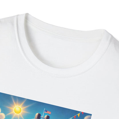 Duck on the Loose! Hilarious Cruise Ship Hide-and-Seek 🛳️ Unisex T-Shirt 🐤 - Whippie's