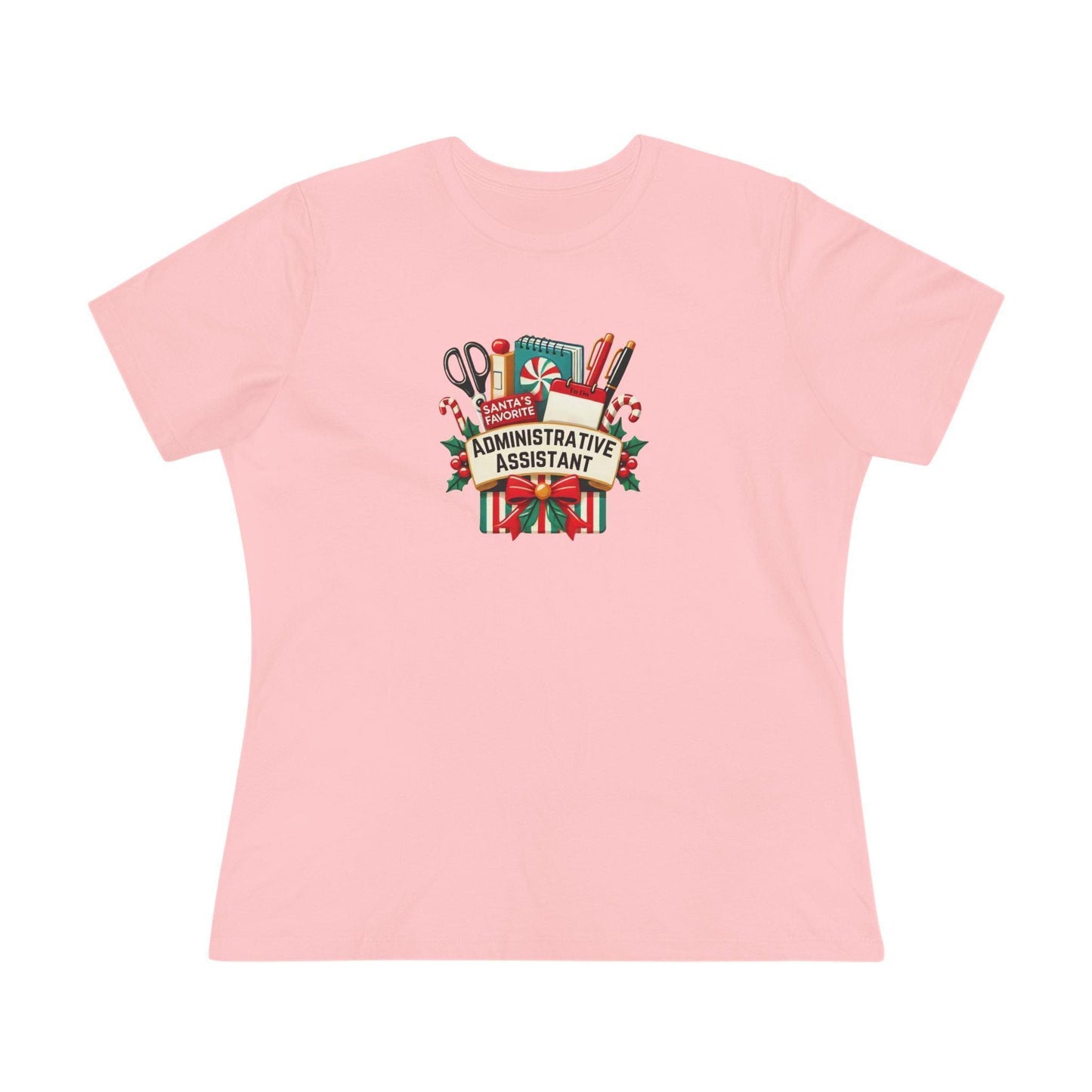 Santa's Favorite Administrative Assistant - Women's Softstyle Tee - Whippie's