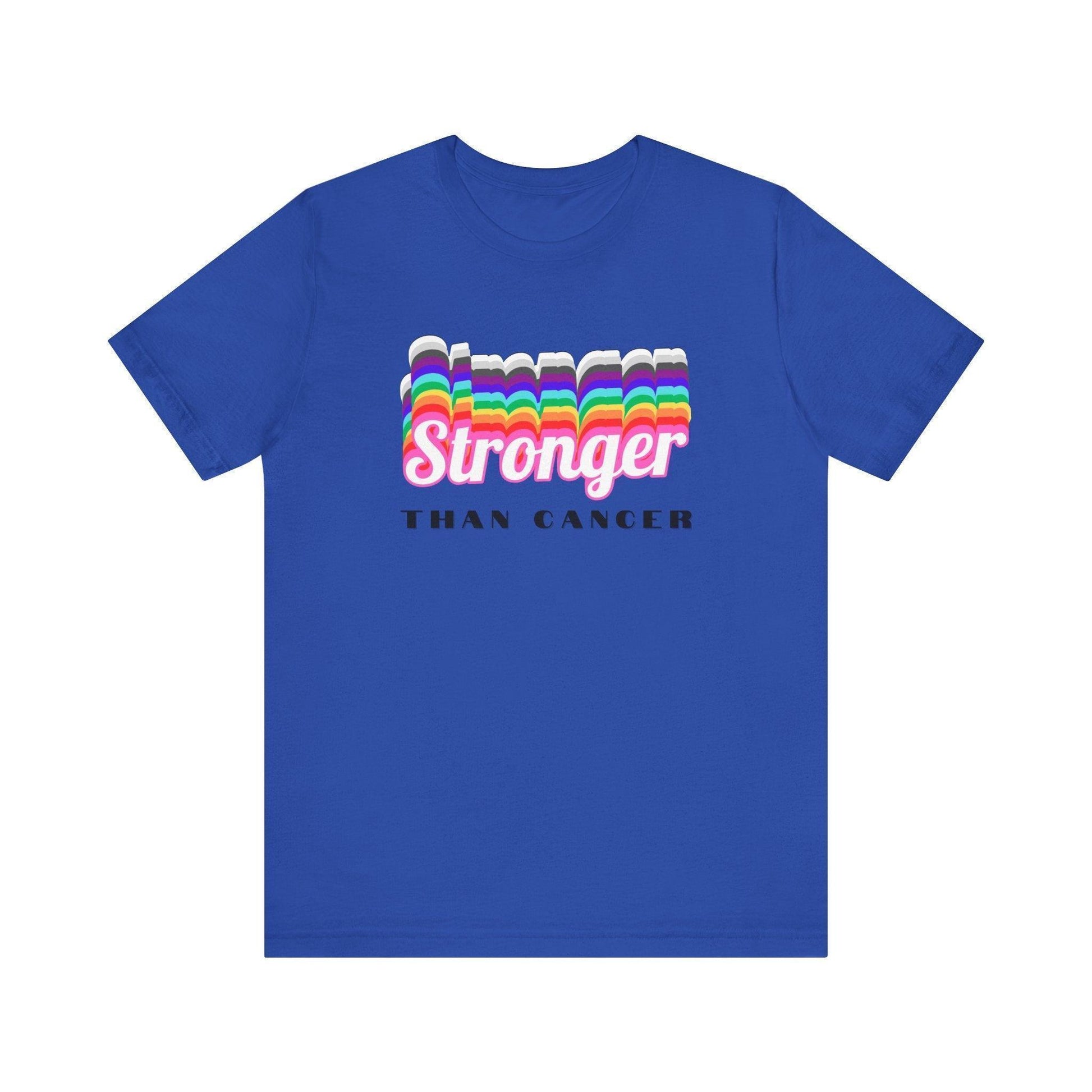 💪 Stronger Than Cancer 🎗️ Unisex Jersey Tee ✨ Show your support, wear your strength. - Whippie's