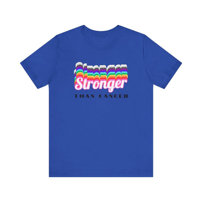 💪 Stronger Than Cancer 🎗️ Unisex Jersey Tee ✨ Show your support, wear your strength. - Whippie's