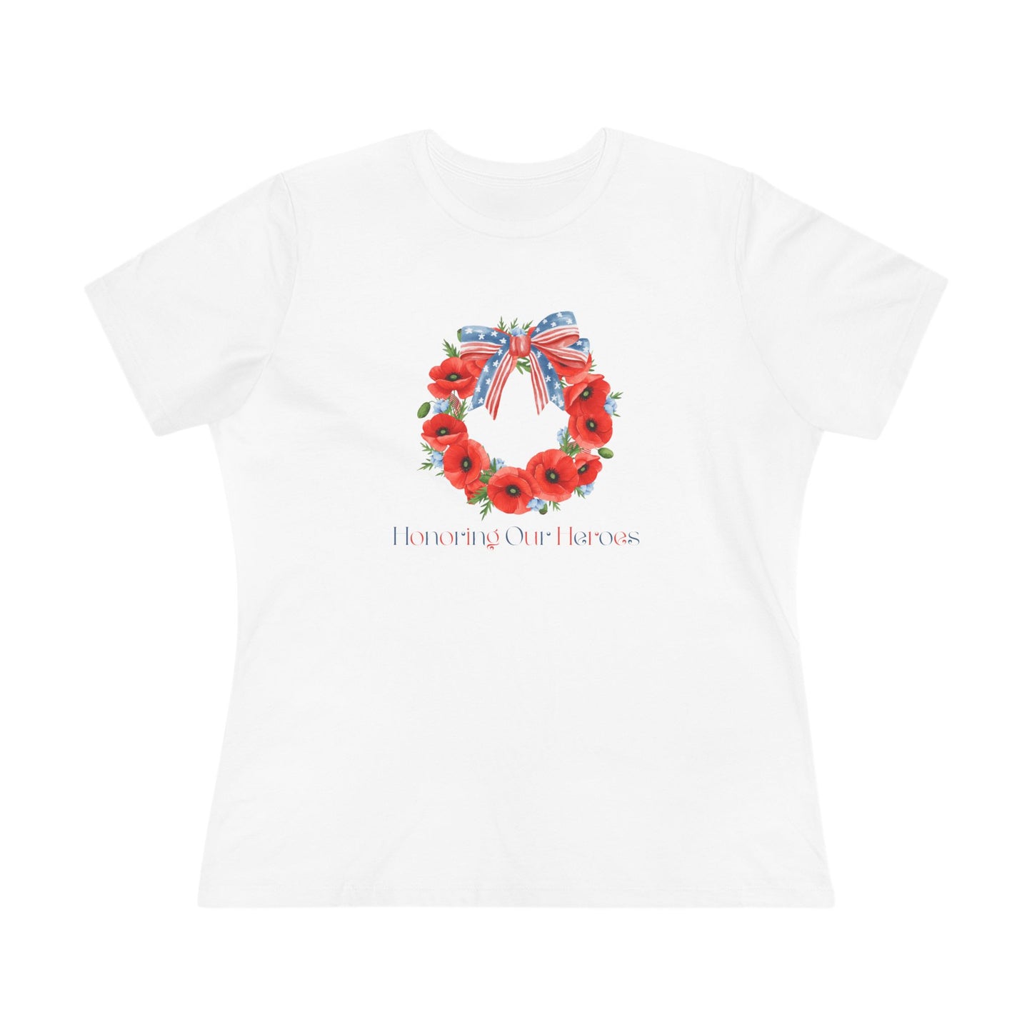 Memorial Day 'Honoring Our Heroes' Wreath - Women's Tee
