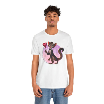 💖 Love Looks Purr-fect on Me 😻 Unisex Jersey Tee ✨ Feline fine and ready to shine! - Whippie's