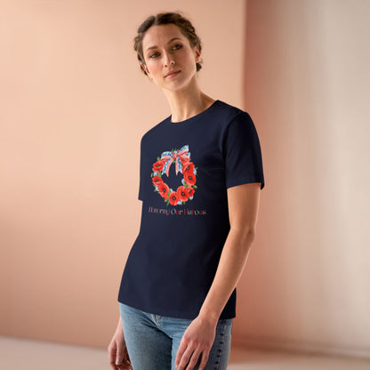 Memorial Day 'Honoring Our Heroes' Wreath - Women's Tee