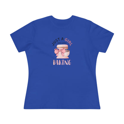 Just a Girl Who Loves... Graphic Women's Tee | Choose Your Passion 💖 - Personalizable - Whippie's