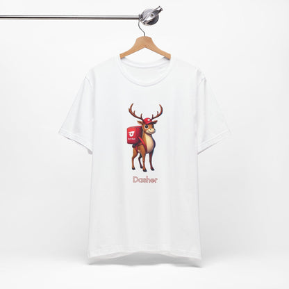 🎅 Dasher's Side Hustle 🍕 Unisex Tee ✨ Dasher's delivering more than holiday cheer! - Whippie's