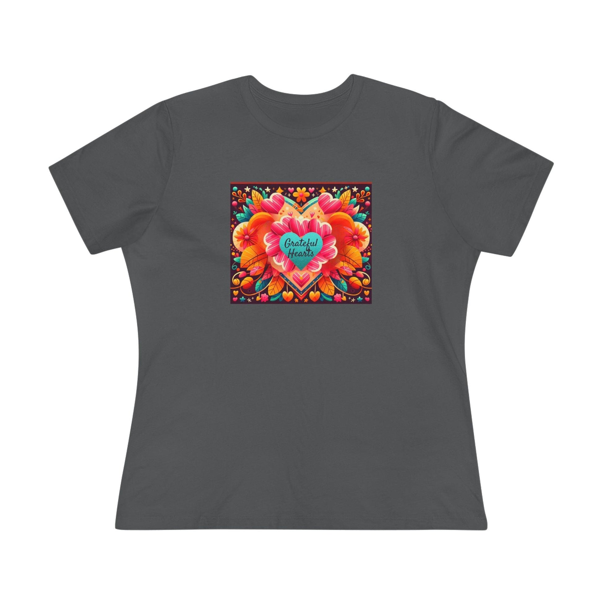 Grateful Hearts - A Celebration of Love and Gratitude 🧡💛❤️ - Women's Softstyle Tee - Whippie's