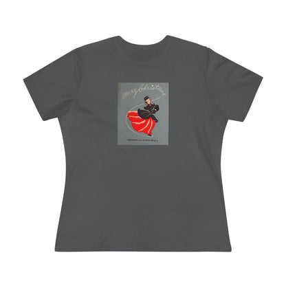 Ice Skating - Merry Christmas - Women's Softstyle Tee - Whippie's