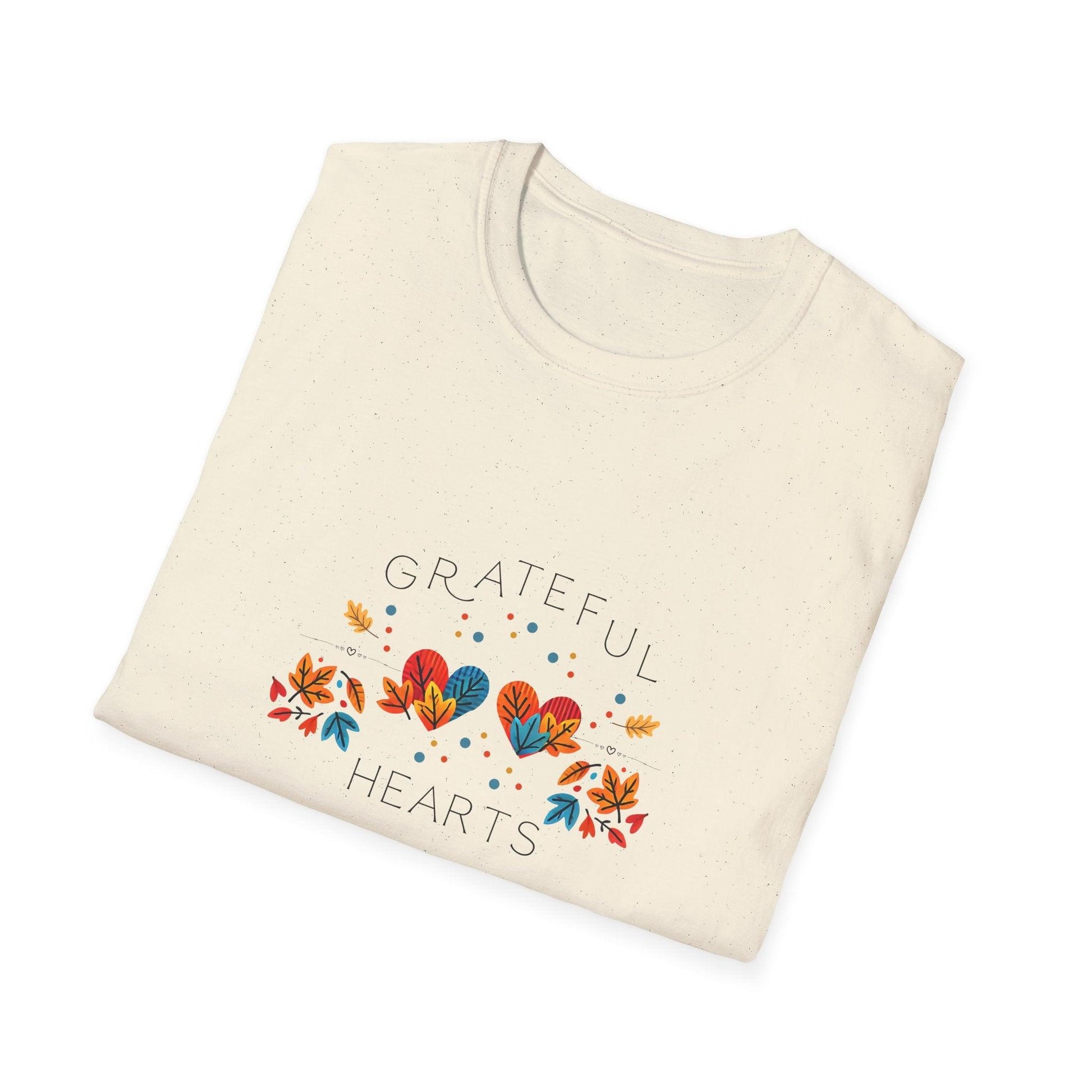 Grateful Hearts - A Family Affair 🧡💛❤️ - Two Hearts - Unisex T-Shirt - Whippie's
