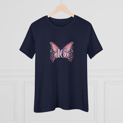 Spread My Wings at 16 - Soaring into a New Chapter 🦋 - Women's Softstyle Tee - Whippie's