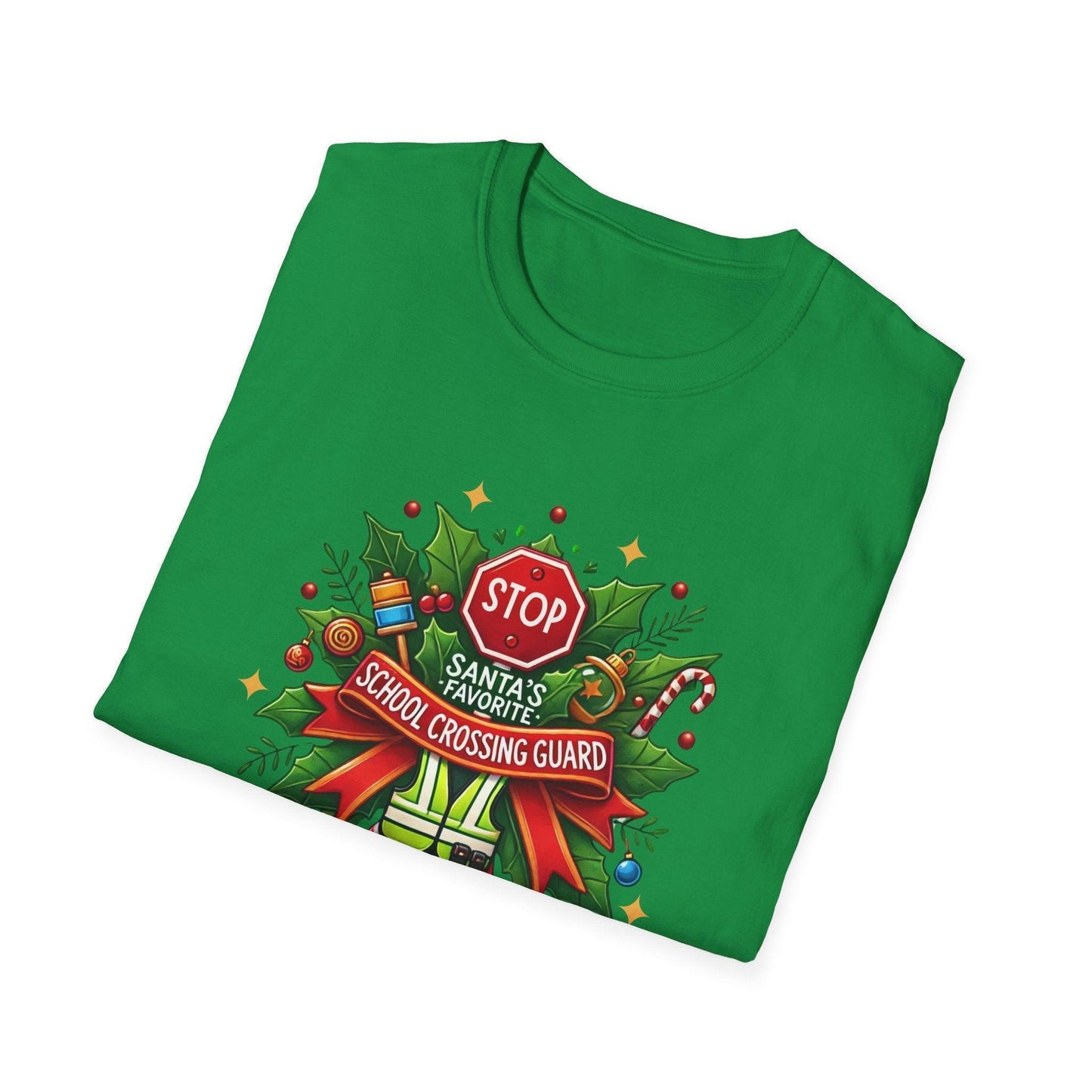 Santa's Favorite Crossing Guard Unisex Tee 🛑🎅 - Whippie's