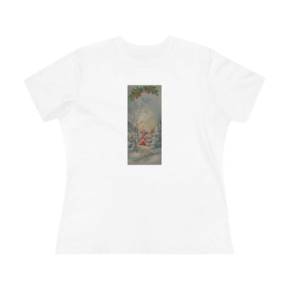 Glittery Winter Village Tee - Sparkle This Season! ✨🎄 Women's Softstyle Tee - Whippie's
