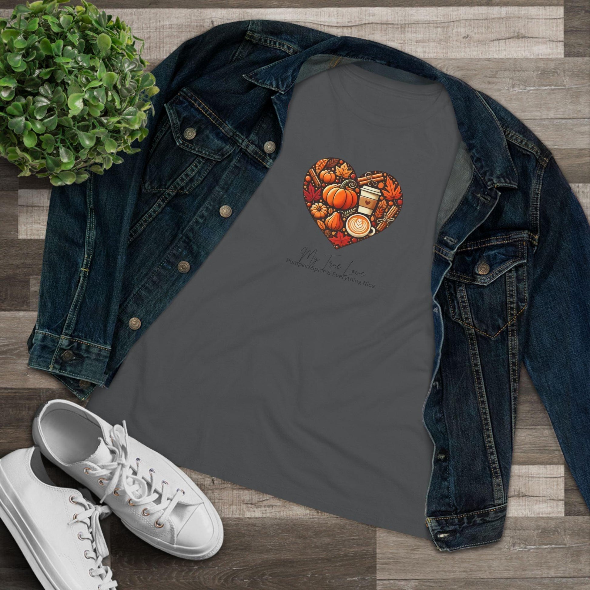 My True Love, Pumpkin Spice and Everything Nice - Women's Softstyle Tee - Whippie's