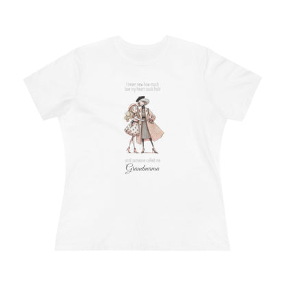 I Never Knew How Much Love My Heart Could Hold Until Someone Called Me Grandma Women's Tee - Personalizable - Whippie's